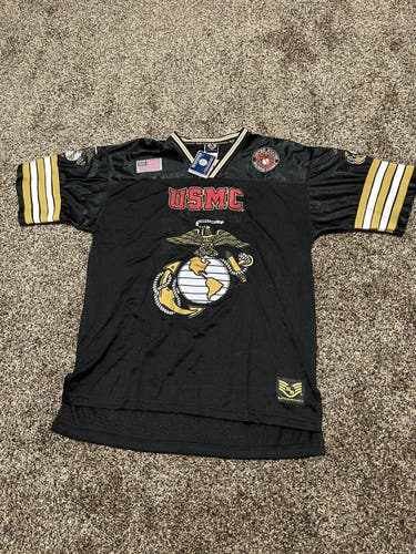 NWT Marine Corps football style jersey L