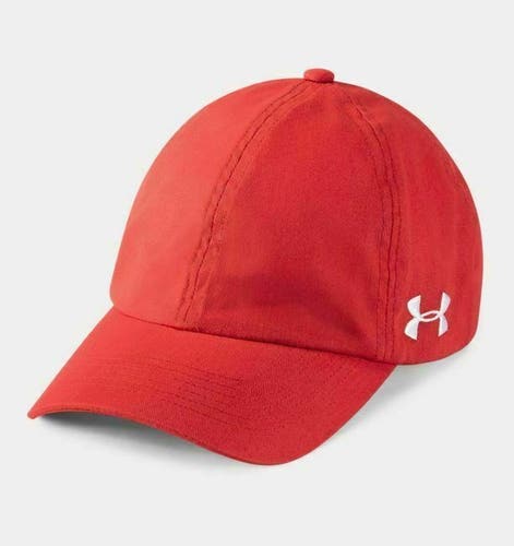 New Under Armour Performance Training Free Fit Hat Women's OSFA Red 1295126