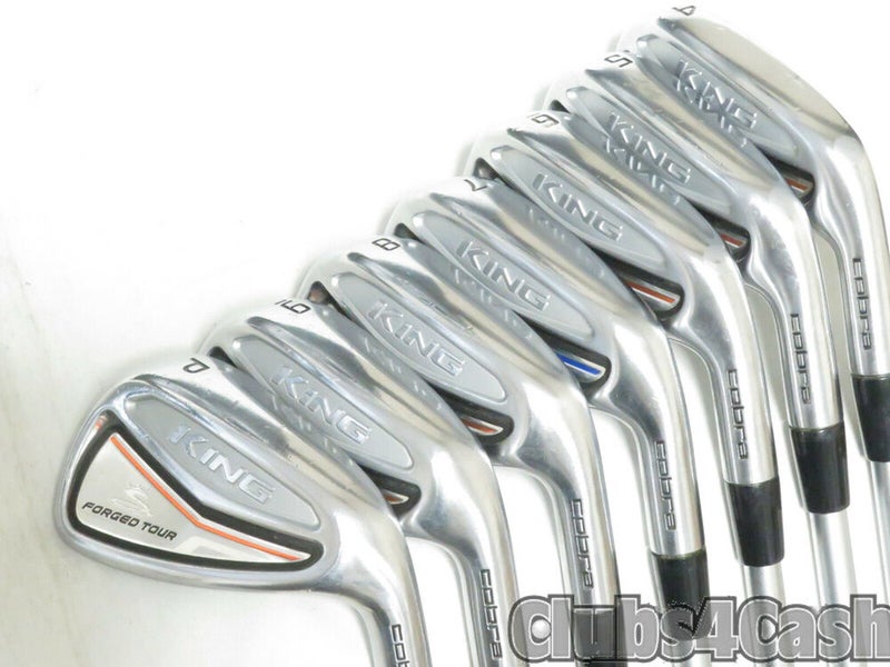 Cobra King Forged Tour Irons 2016 2017 KBS Tour C-Taper Lite 115 X  4-P  -1/2"