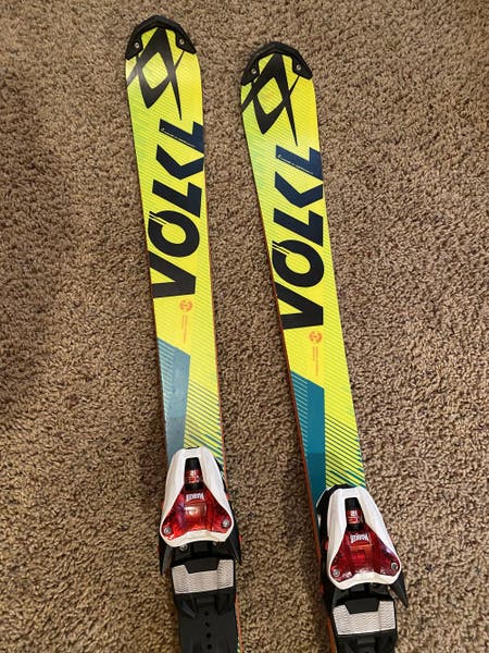 Used 2016 Volkl Racing Racetiger SL Skis With Bindings Max Din 12