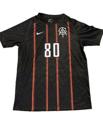 NWT Nike Youth Soccer Jersey Black Red Size Medium
