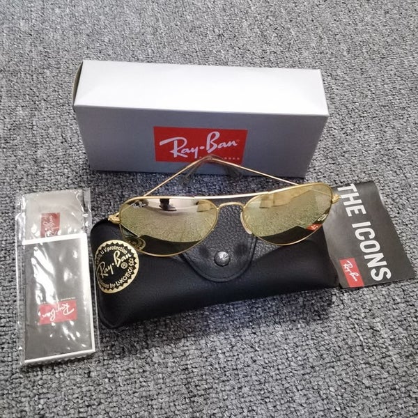 Ray-ban Pink Lens Sunglasses Unisex New Adult One Size Fits All vintage