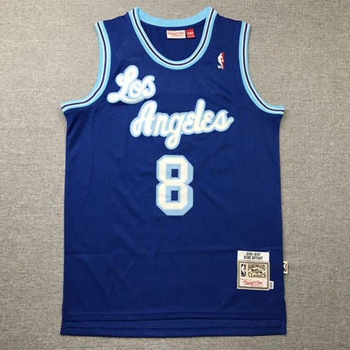 Kobe bryant basketball Blue Jersey Adult Men's New Medium Mitchell & Ness