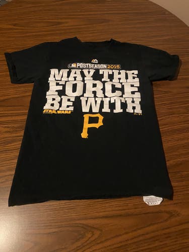 Pittsburgh Pirates Star Wars Night Adult Small Shirt