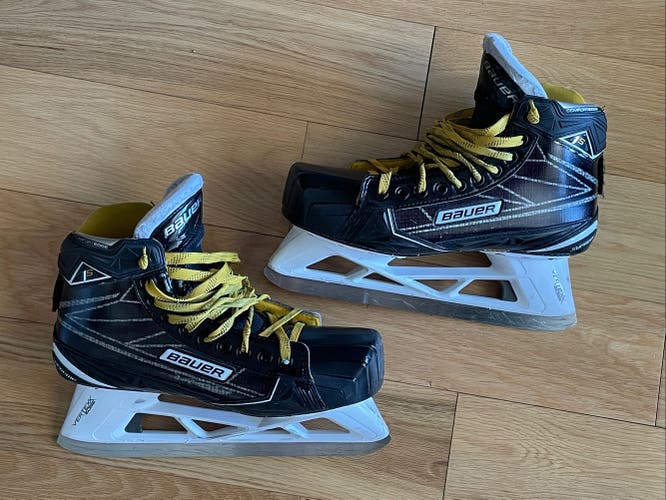 Senior  Bauer Supreme 1S Hockey Goalie Skates Size 10 EE