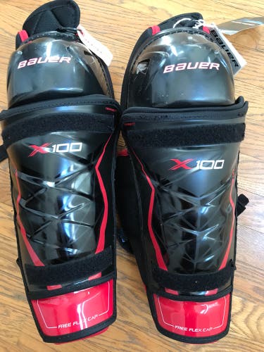 Bauer X100 14” Shin Pads