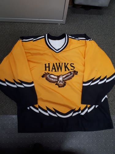 Hawks hockey jersey Men's XL CCM (Bruins Pooh Bear Pattern) Jersey and matching socks