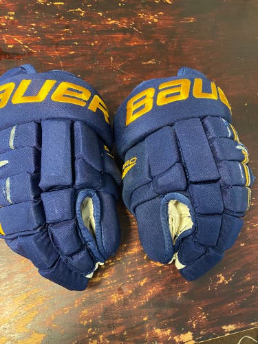 Bauer 13" Pro Stock NBHPRO Gloves St Louis Colorway