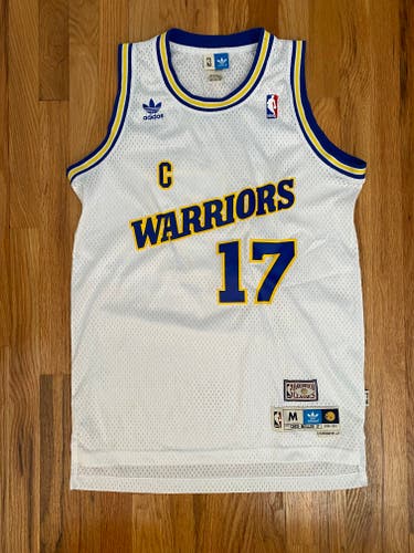 Chris Mullin Golden State Warrior Captain's Jersey - New Medium White Adult Men's