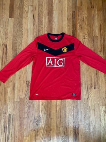 Manchester United 2009-10 Longsleeve Nike - Large