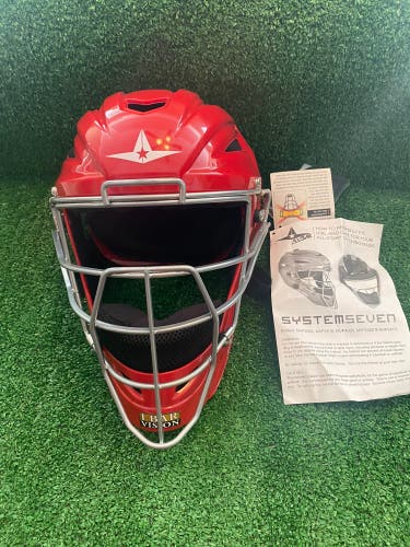 New Allstar S7 MVP2500 Red Catching Mask