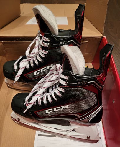 Senior Used CCM JetSpeed FT1 Hockey Skates Regular Width Size 6 + Custom Heel Lift