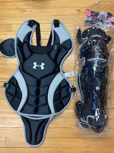 UA Baseball catchers gear 12-16 Sizing