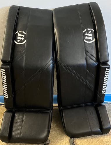 Used 34" +1.5" Warrior Ritual G5 Pro Goalie Leg Pads