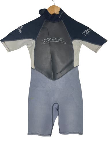 Xcel Childs Shorty Spring Wetsuit Youth Kids Size 12 X-Flex 2/1