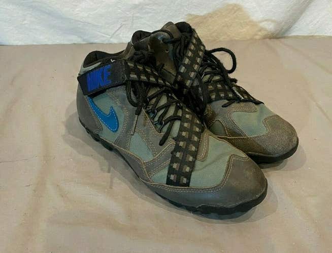 Vintage 1990s Nike ACG Pooh Bah Mountain Bike Shoes w/SPD Cleats US 8 EU 41 LOOK