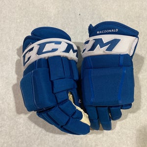 New CCM 14" HG97 Gloves Colorado Avalanche Macdonald Stock 14 Inch Shot Blockers