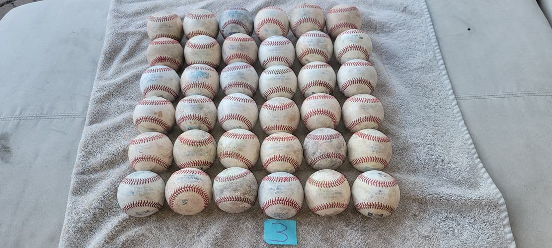 Used Rawlings Official Minor League Baseballs 36 Pack (3 Dozen)