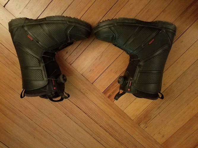 Used Men's Size 9.5 (Women's 10.5) Salomon Faction BOA Snowboard Boots Medium Flex All Mountain