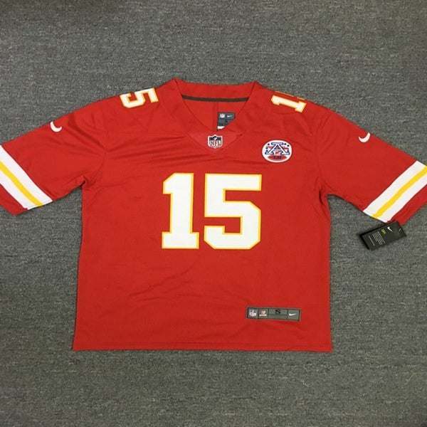 Patrick Mahomes Jersey White Gold/Black Chiefs Football 3XL