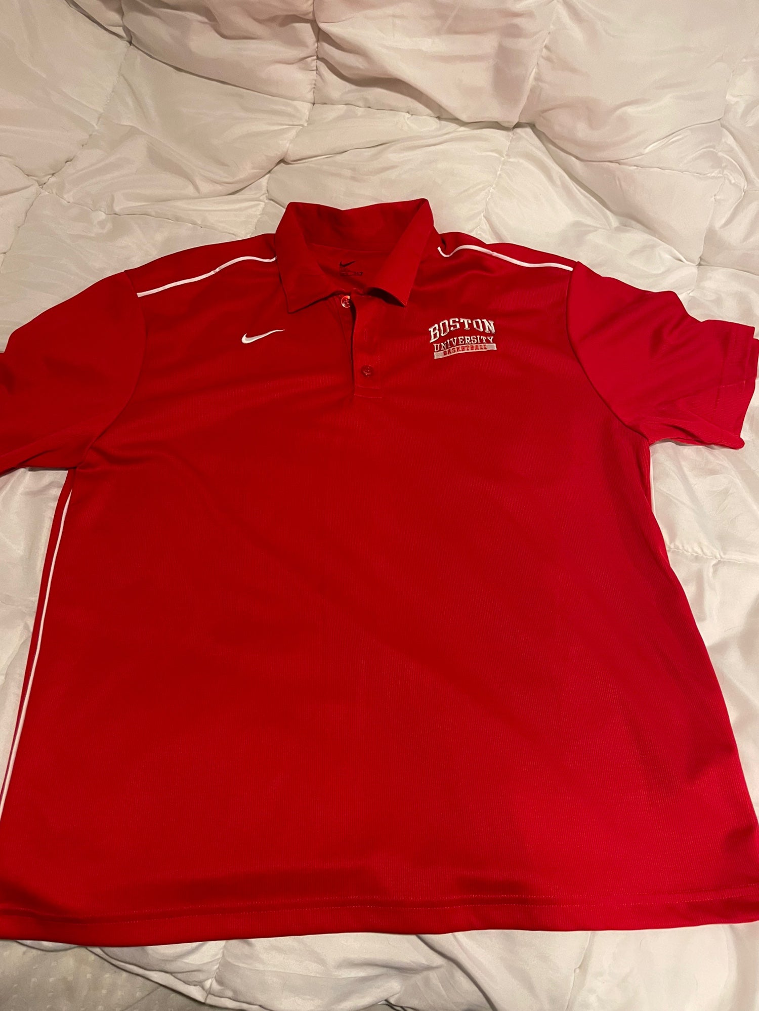 Boston University Nike Basketball Polo XL Extra Large