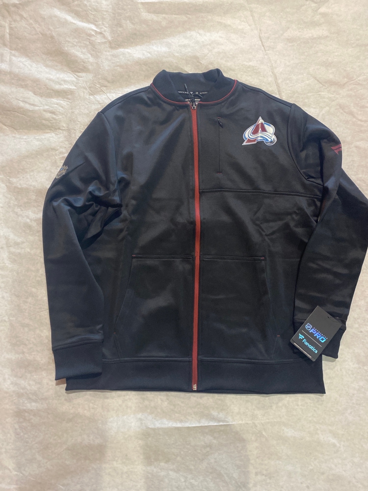 Fanatics Colorado Avalanche Player Issued Full Zip Jacket size Medium & Large