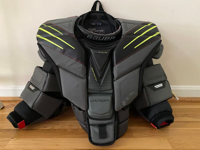 Bauer Hyperlite Pro Goalie Chest Arm Protector CA Senior Medium