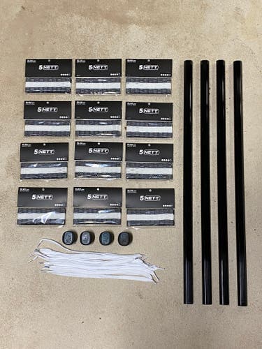 5LAX Extra fun Pack, 4 shafts, 12 mesh pieces + more!