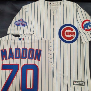 20215 Majestic Chicago Cubs JOE MADDON 2016 World Series Champions JERSEY