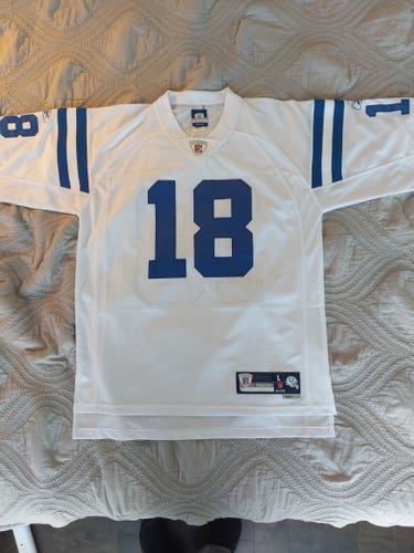 Peyton Manning Indianapolis Colts L Large Reebok Jersey