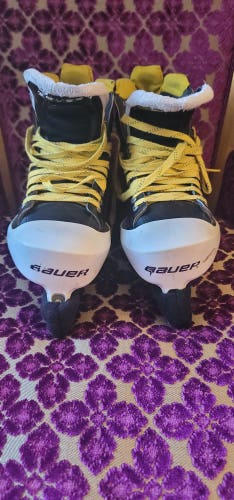 Used Bauer Supreme One100 Hockey Goalie Skates Regular Width Size 12