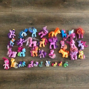 Mixed Lot Of 35 My Little Ponies - various makes and years