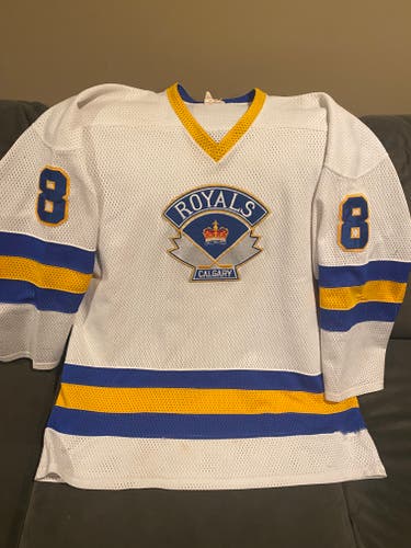 Pro Stock Calgary Royals White Jersey