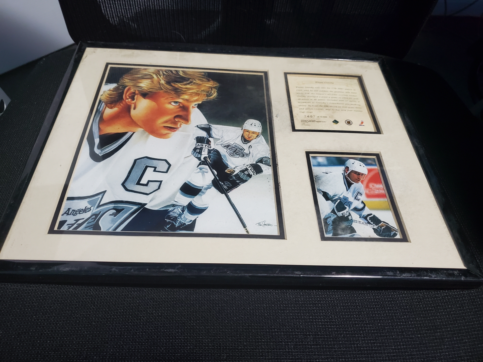 Wayne Gretzky Tim Cortes 14" x 11" Painting (2607 of 12500)