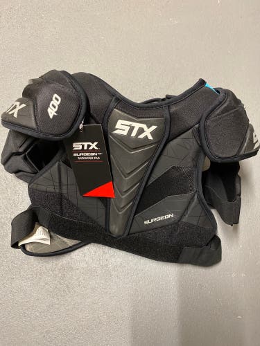 New Small STX Surgeon 400 Shoulder Pads