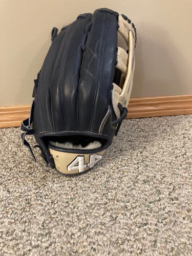 Used and Signed 44 Pro Signature Series Glove From Travis Jankowski