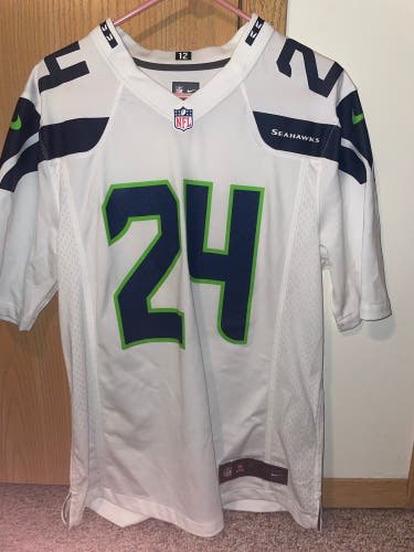 White Marshawn Lynch Jersey