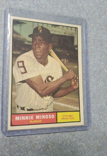 1961 Topps Set Break #380 Minnie Minoso Chicago White Sox Trading Card