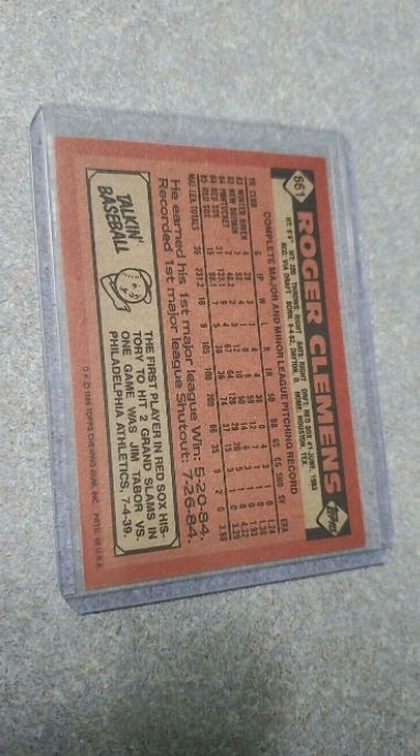 1986 Topps #661 Roger Clemens Red Sox Slabbed Signed Card BAS Beckett -  Duck's Dugout