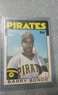 1986 Topps Traded Barry Bonds Rookie Card, #11T Pittsburgh Pirates