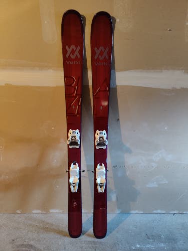 Lightly Used women's 2021 Volkl Blaze 94 W Skis (158cm) With Marker Squire 11 Bindings