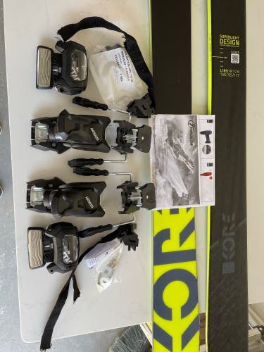 Head Kore 93 Skis 189 With Tyrolia Attack 13