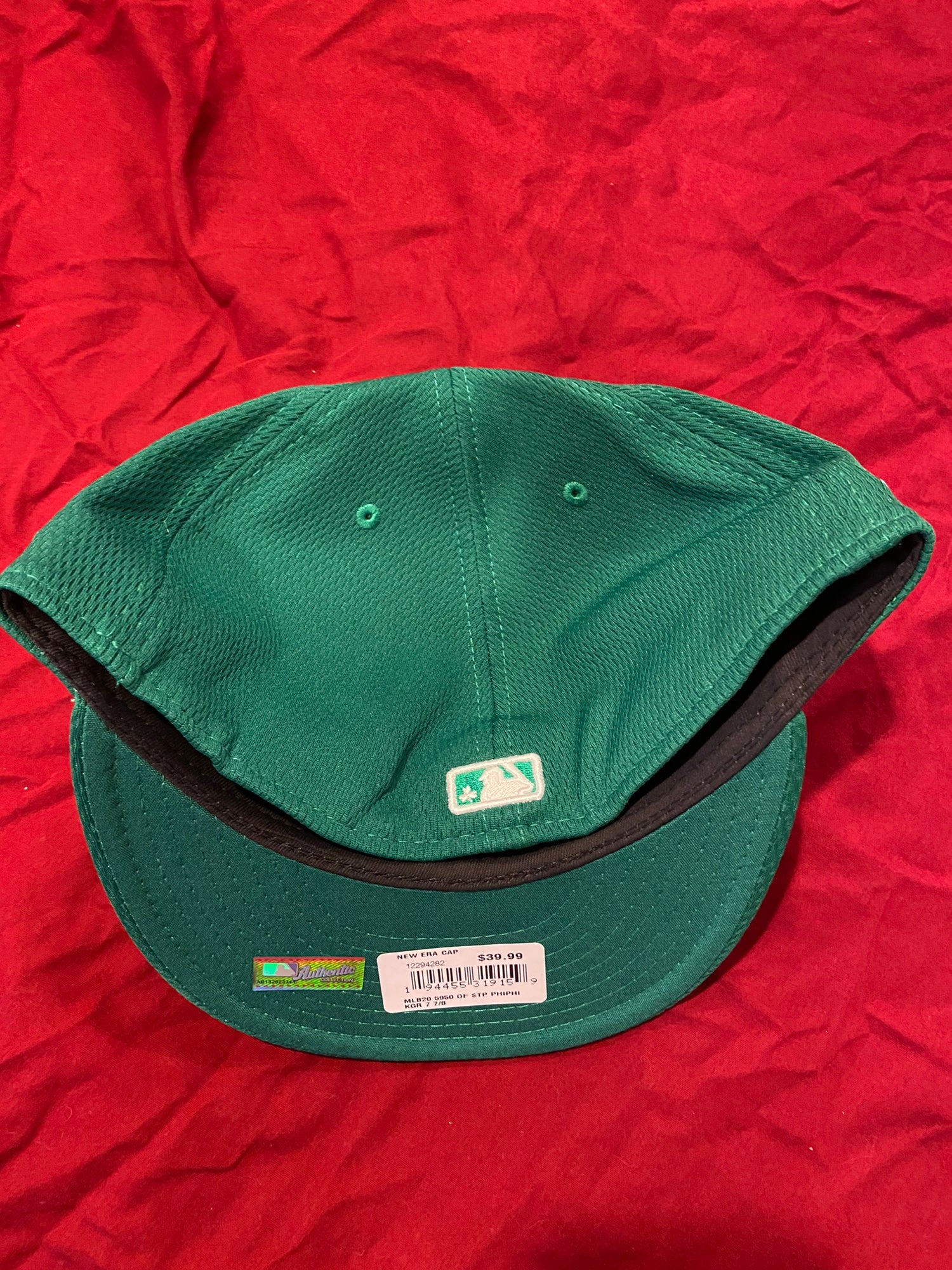 MLB Philadelphia Phillies Green St. Patrick's Day 59Fifty New Era Hat Size  7 3/8 * NEW