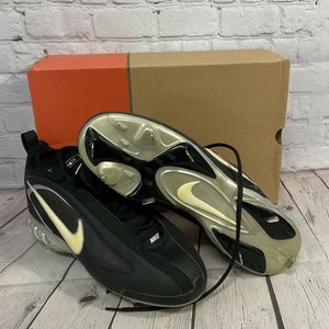 NEW Nike Mens Air Zoom 5-Tool Mid Cut Metal Baseball Cleats Size 11.5 Black