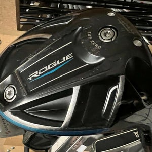 Callaway Rogue 9* Driver Sub Zero with UST Mamiya Elements Chrome 6FST 1802