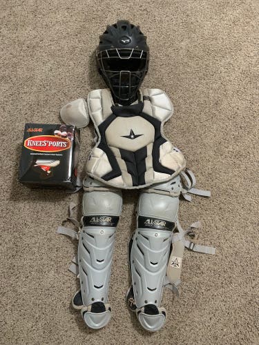 Allstar catchers gear With Mazuno Helmet