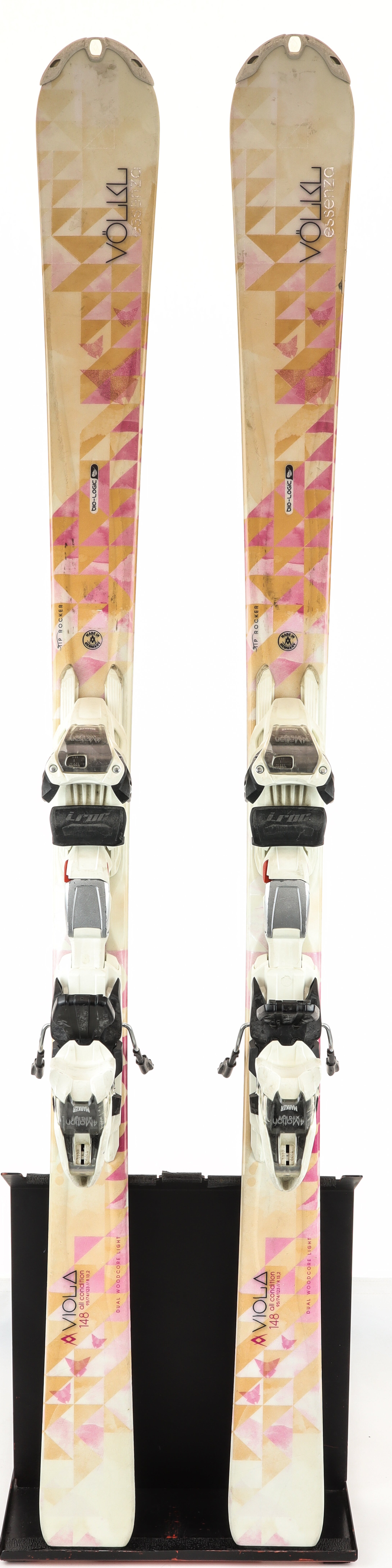 Used 2014 Volkl Essenza Viola Demo Ski with Bindings Size 148 