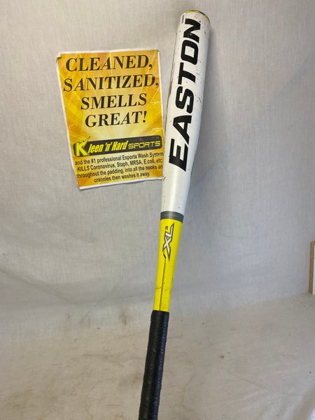 Used Easton XL3 BB11X3 White-Yellow L - W 34" - 31 oz. (-3) Alloy BBCOR Bat