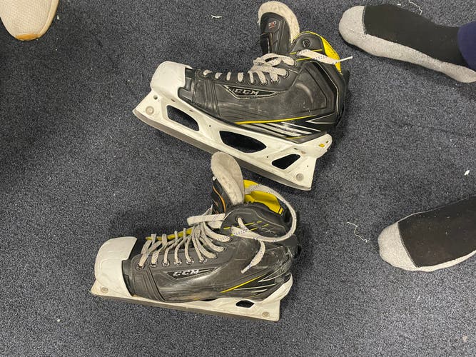 Senior CCM Regular Width Size 10 Tacks Hockey Goalie Skates