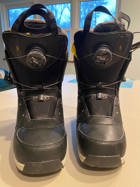 Used Unisex Size 8.0 (Women's 9.0) Salomon Ivy Boa Snowboard Boots Adjustable Flex All Mountain